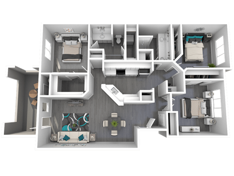 Lazo Apartments Winn Floor Plan